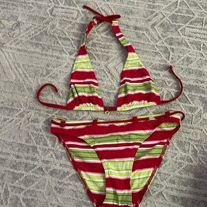 Fun striped bikini by Banana Moon size XS